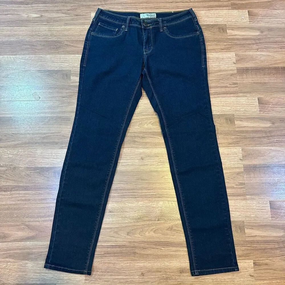 Hybrid & Company Dark Wash Denim Skinny Jeans Pants | Junior Size 11